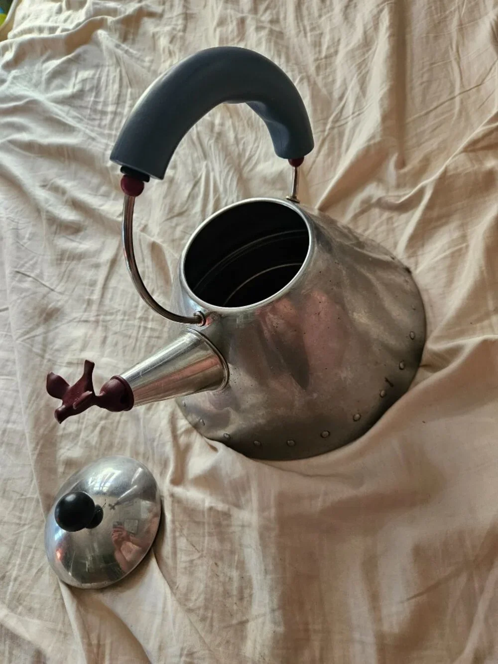 Alessi Tea Kettle with Bird Whistle